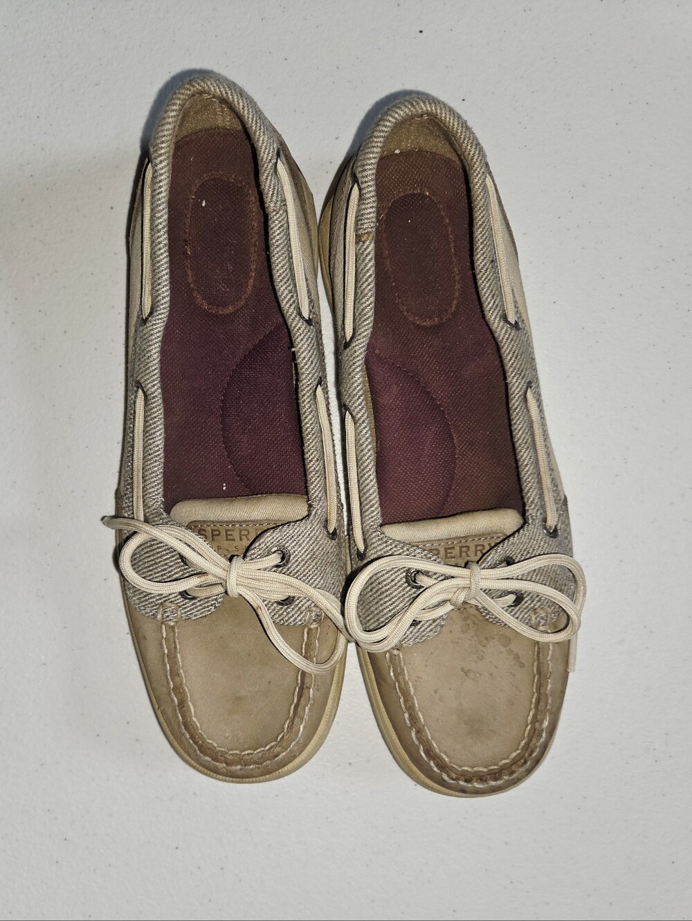 Sperry Top-Sider women's boat shoes leather upper 8.5